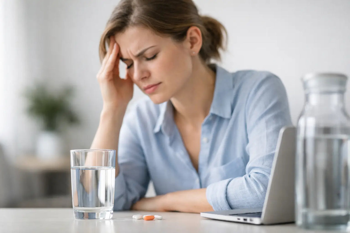 Kopfschmerzen durch zu wenig trinken: Was hilft?